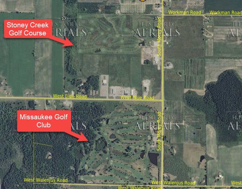 Stoney Creek Golf Course - 2005 Aerial (newer photo)